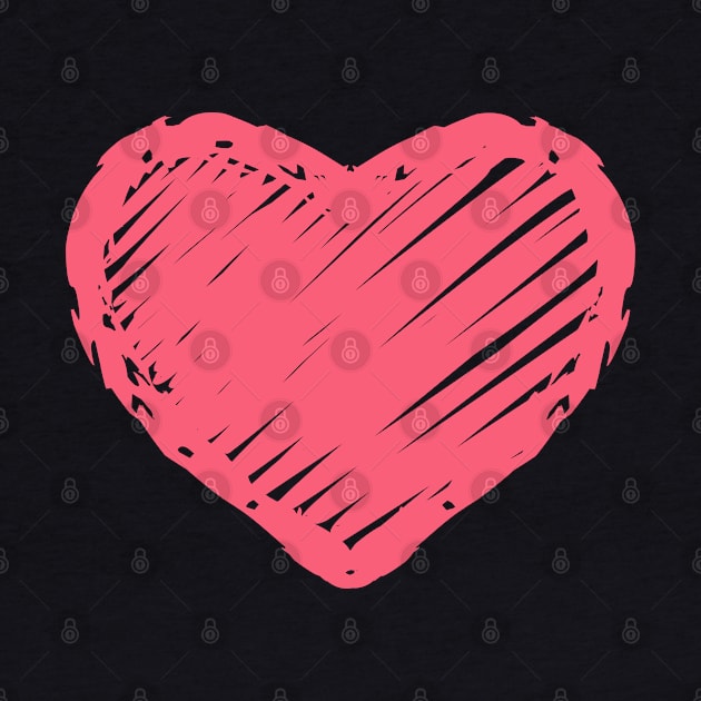 Hand Drawn Chalkboard Heart Shape by RageRabbit